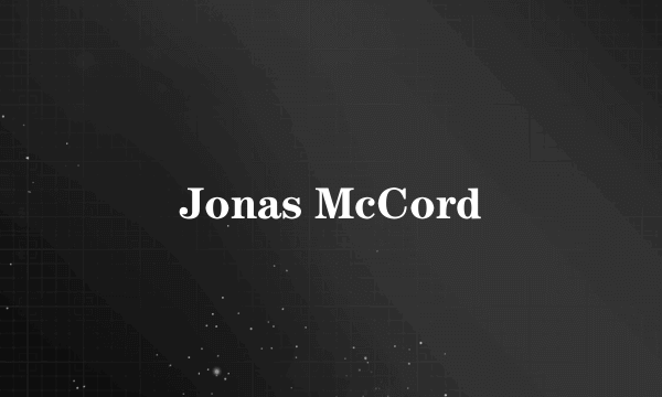 Jonas McCord