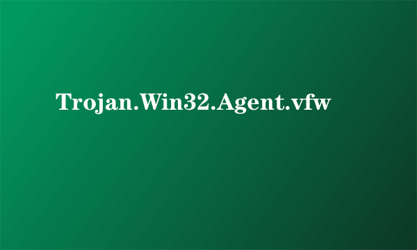 Trojan.Win32.Agent.vfw