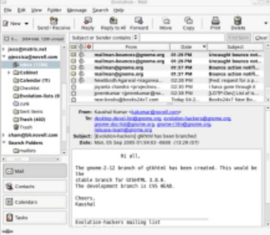 Evolution（Linux邮件客户端）