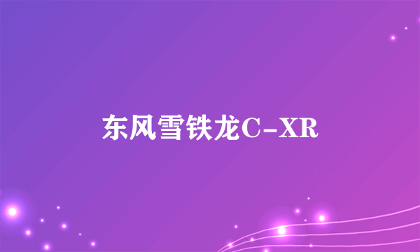 东风雪铁龙C-XR