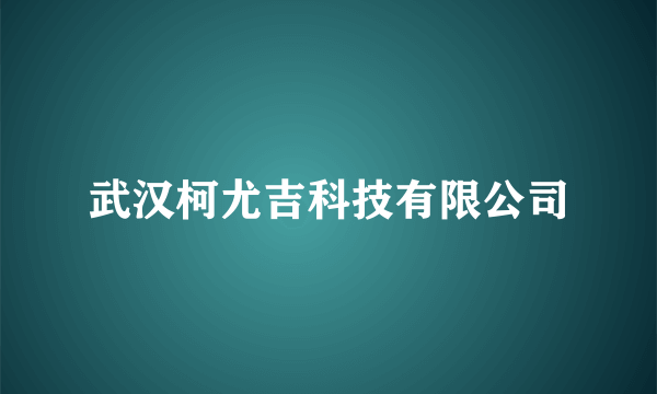 武汉柯尤吉科技有限公司