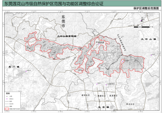 广东东莞莲花山市级自然保护区