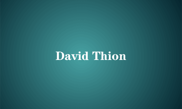 David Thion