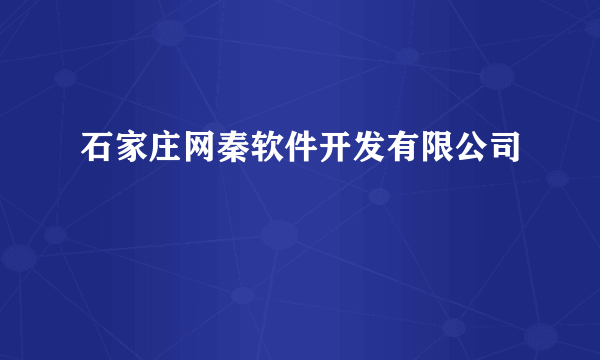 石家庄网秦软件开发有限公司