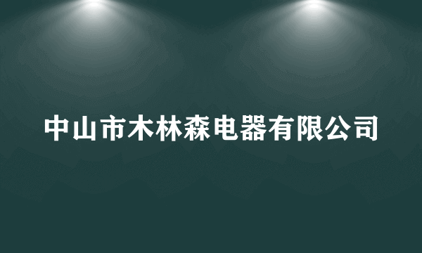 中山市木林森电器有限公司