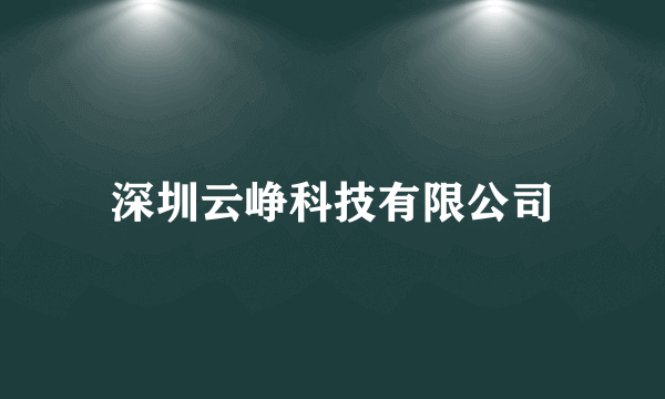 深圳云峥科技有限公司