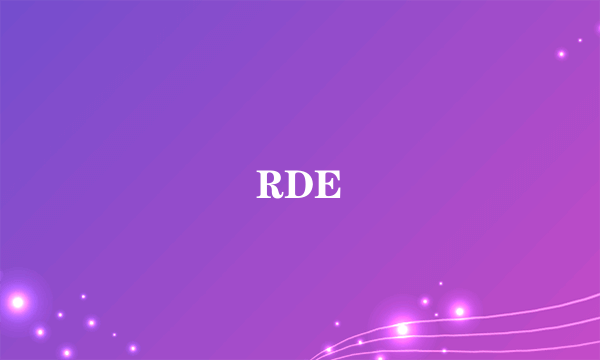 RDE