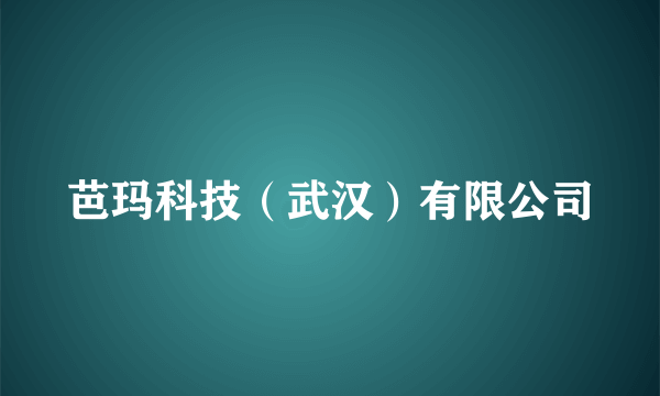 芭玛科技（武汉）有限公司