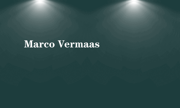 Marco Vermaas