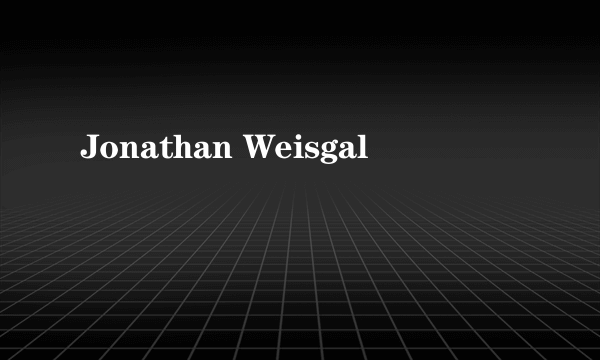 Jonathan Weisgal