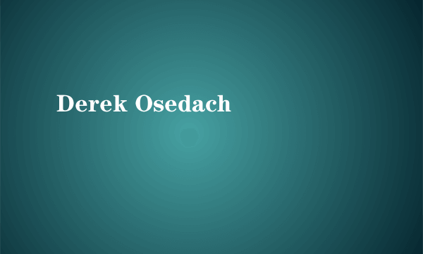 Derek Osedach