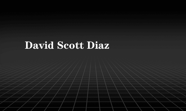 David Scott Diaz