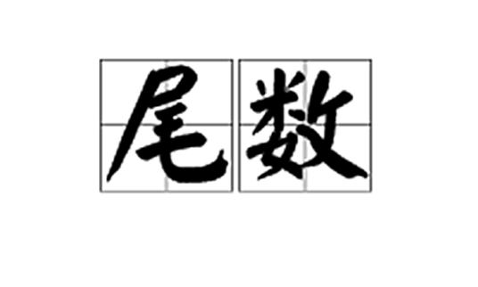 尾数（汉语词语）