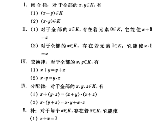 亨廷顿公理系统