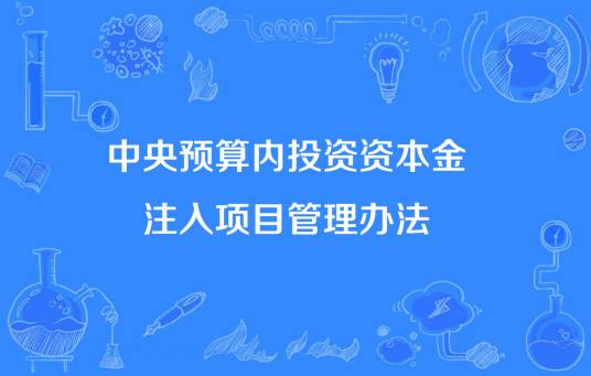 中央预算内投资资本金注入项目管理办法