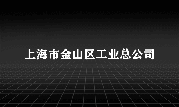 上海市金山区工业总公司