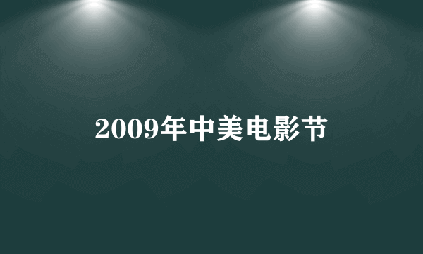 2009年中美电影节