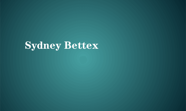 Sydney Bettex