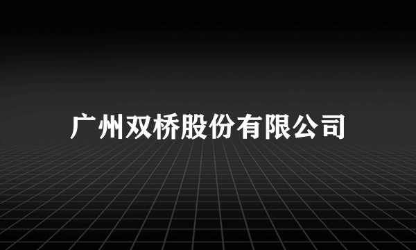 广州双桥股份有限公司