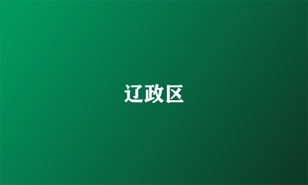 辽政区