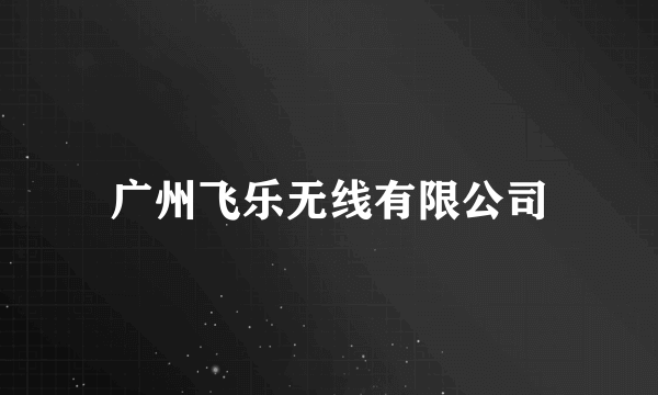 广州飞乐无线有限公司