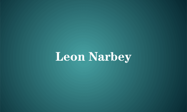 Leon Narbey