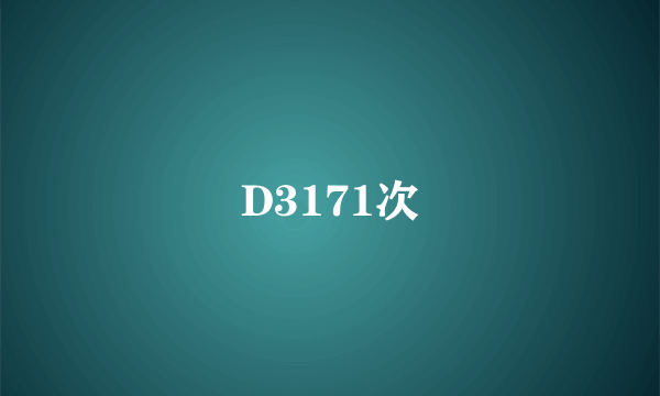 D3171次