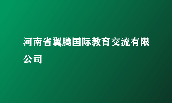 河南省翼腾国际教育交流有限公司