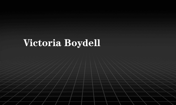 Victoria Boydell