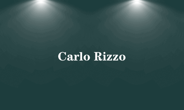 Carlo Rizzo