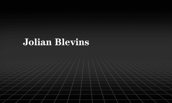 Jolian Blevins