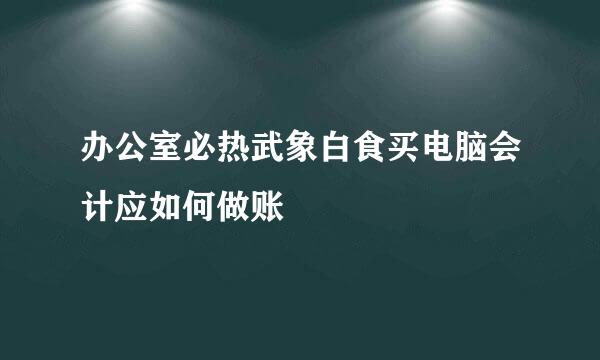 办公室必热武象白食买电脑会计应如何做账