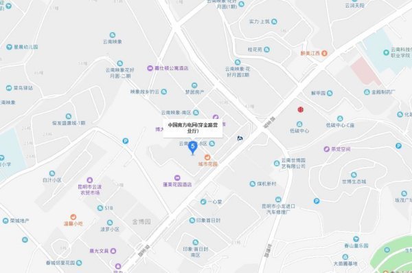 昆来自明南方电网营业厅分布