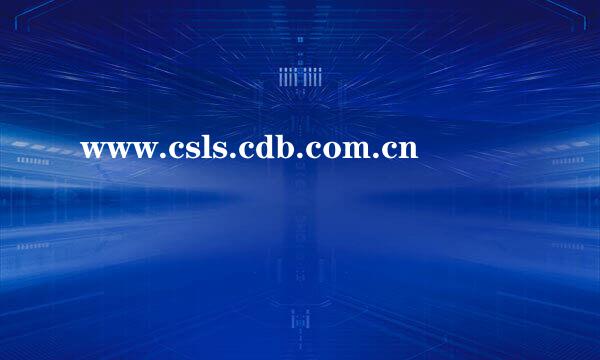 www.csls.cdb.com.cn