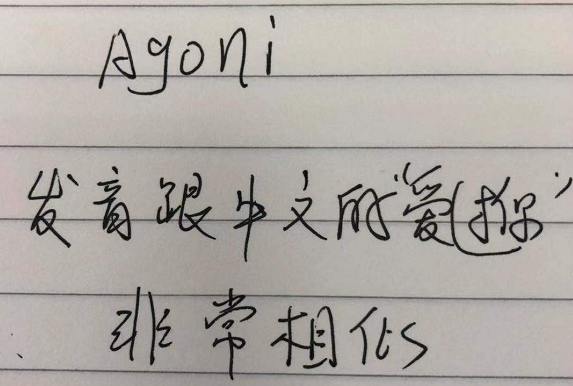 Agoni中文翻译