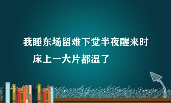 我睡东场留难下觉半夜醒来时 床上一大片都湿了