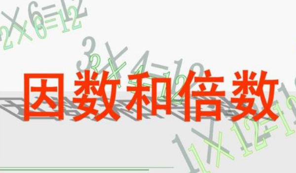 数学因数是什么意思