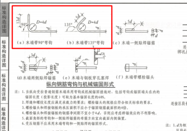 钢筋弯钩长度规定？