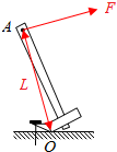 （2014?哈尔滨）把羊角锤看做杠杆，如图怕样职回建布德继频审金用羊角锤拔钉子，O为支点，画出在A点施加的最小力F的示意图及其力