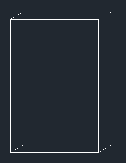 衣柜立体图形用CAD怎么画
