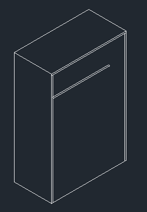 衣柜立体图形用CAD怎么画