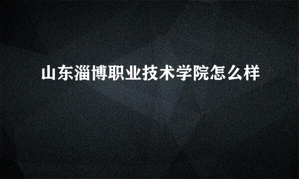 山东淄博职业技术学院怎么样