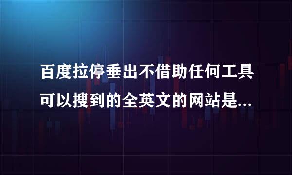 百度拉停垂出不借助任何工具可以搜到的全英文的网站是外网吗？来自