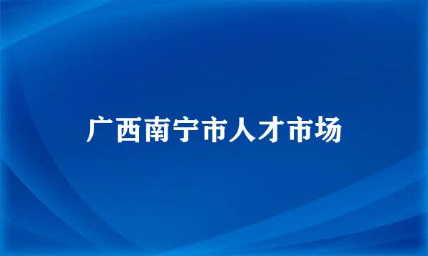 广西南宁市人才市场