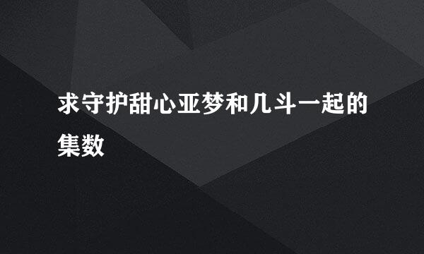 求守护甜心亚梦和几斗一起的集数