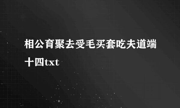 相公育聚去受毛买套吃夫道端十四txt