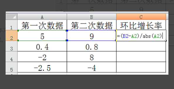 excel环缺比怎么算