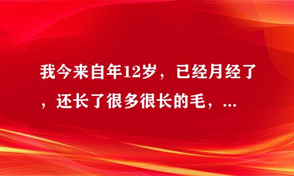 我今来自年12岁，已经月经了，还长了很多很长的毛，晚上会梦见和男做爱，早上有粘粘的在内裤上，这是怎么回事