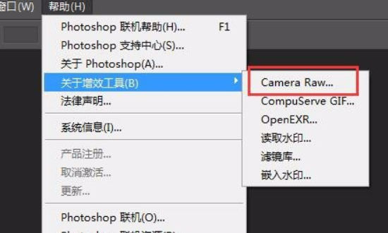 camera raw怎么安装