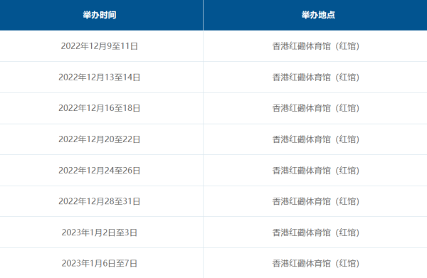 陈奕迅2023年演唱会行程